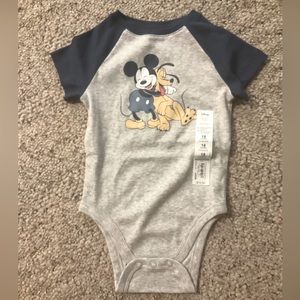 NWT - Jumping Beans - Mickey & Pluto Bodysuit - 18 month